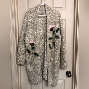 OS fits all Long Knit Cardigan